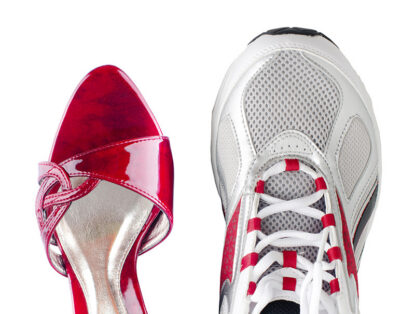 Heels & Running Shoes: An Injury-Prone Combination