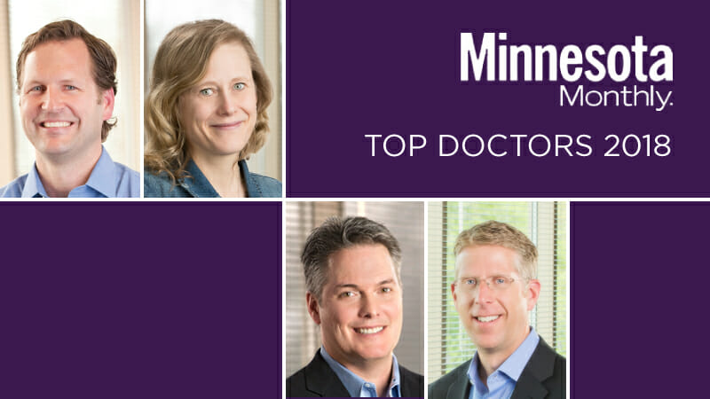 2018 Minnesota Monthly Top Doctors Include Four Summit Physicians