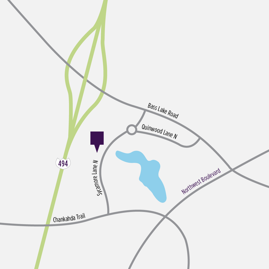 Map of Plymouth Bass Lake Location. 