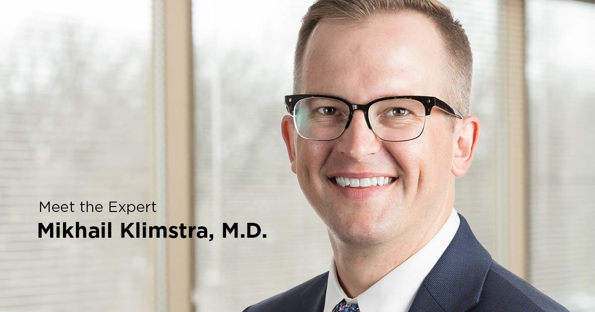 Meet Mikhail Klimstra, M.D.