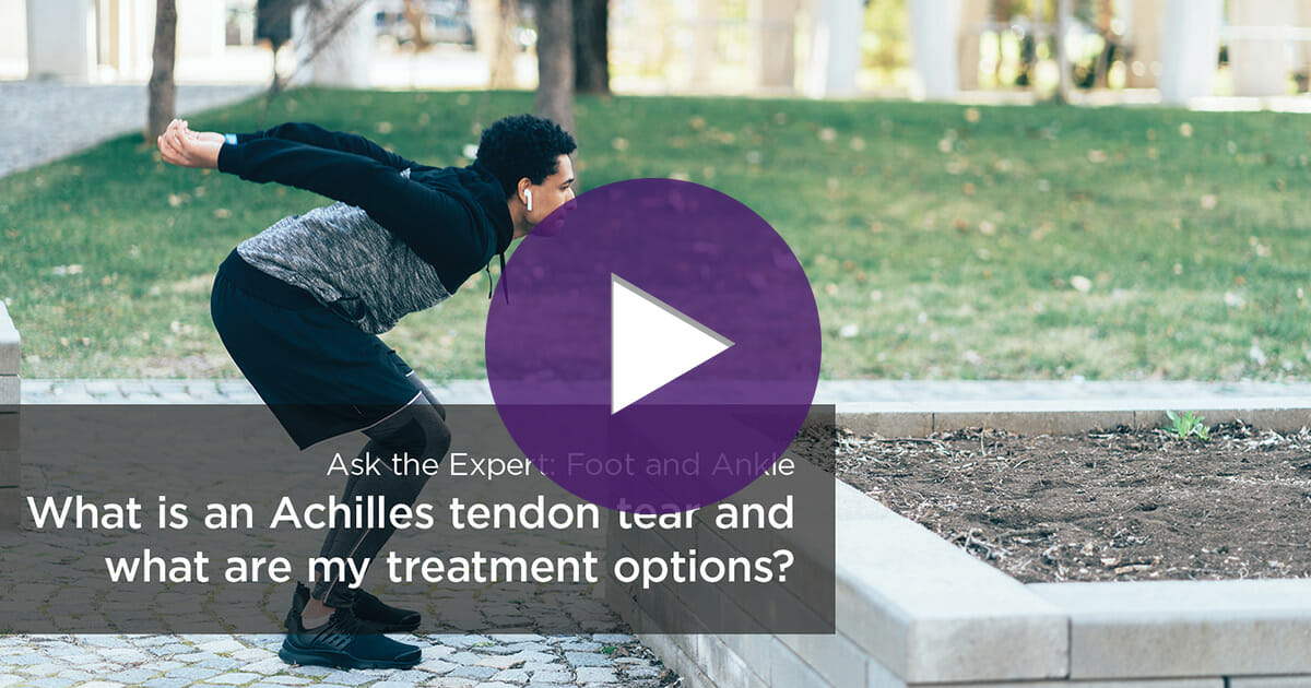 Achilles Tendon Tear [Video]