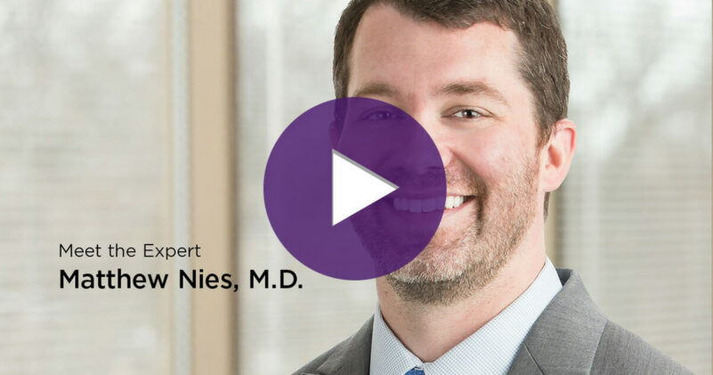 Introducing Matthew Nies, M.D. [Video] | Summit Orthopedics
